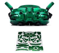 WRAPGRADE Film Autocollant pour DJI Goggles 3 (Emerald Skull)