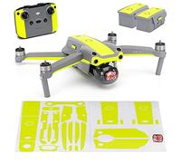 Wrapgrade Skin Compatible avec DJI Air 2S | Accent Color B (Neon Yellow)