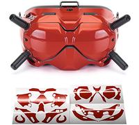 WRAPGRADE Skin Compatible avec DJI FPV | Casque V2 (Super Red)