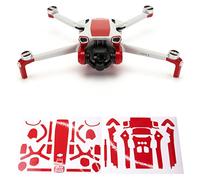 WRAPGRADE Skin Compatible avec DJI Mini 3 | Accent Color (SUPER RED)