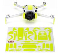 WRAPGRADE Skin Compatible avec DJI Mini 4 Pro | Accent Color (Neon Yellow)