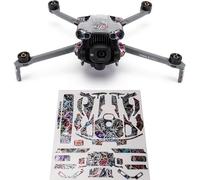 WRAPGRADE Skin Compatible avec DJI Mini 5 Pro Accent Color (Metal Sticker Bomb)