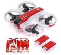 WRAPGRADE Skin Compatible avec DJI Neo Accent Color (Super Red)