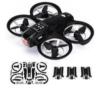 WRAPGRADE Skin Compatible avec DJI NEO (Black Bumpy Camo)