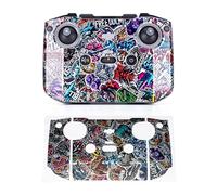WRAPGRADE Skin Compatible avec DJI RC-N2 (Metal Sticker Bomb)