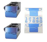 Wrapgrade Skin Compatible avec Mavic 3 | 2 Batterie (Celeste Blue)