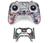 WRAPGRADE Skin compatible avec télécommande DJI FPV RC/FPV 3 (Metail Sticker Bomb)