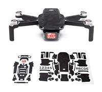 Wrapgrade Skin Ensemble d'autocollants Compatible avec DJI Mini 2 (Black Bumpy Camo)