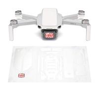 Wrapgrade Skin Ensemble d'autocollants Compatible avec DJI Mini 2 | Couleur d'accent (Madagascar Pearl)