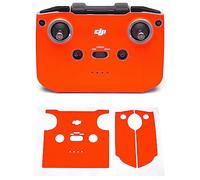 Wrapgrade Skin Ensemble d'autocollants Compatible avec DJI Mini 2 | Radiocommande (Neon Orange)