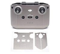 Wrapgrade Skin Ensemble d'autocollants Compatible avec DJI Mini 2 | Radiocommande (Titanium)