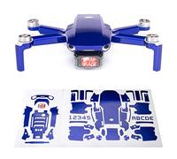 Wrapgrade Skin Ensemble d'autocollants Compatible avec DJI Mini 2 (Stratosphere Blue)