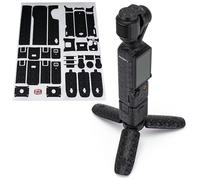 WRAPGRADE Skin Stickers Compatible avec DJI Osmo Pocket 3 Decal (Black Hemp Leaves)