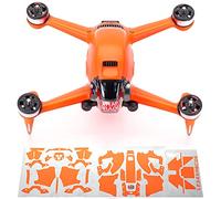 Wrapgrade Unité Principale Skin Compatible avec DJI FPV (Neon Orange)