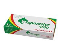 Wrapmaster Lot de 3 rouleaux de film étirable Numéro 4500
