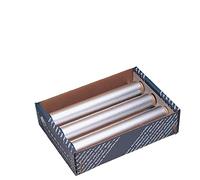Wrapmaster Lot de 3 rouleaux de papier d'aluminium de 45,7 cm de large x 89,9 m de long.