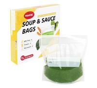 WRAPOK Lot de 28 sacs de congélation réutilisables avec fermeture éclair - 1 litre