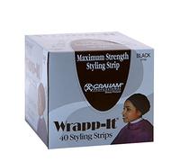 Wrapp-It Black Styling Strips by Graham Professional Beauty