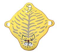 Wrapping Cloth, Tiger Pattern Lunch Box Swathe Fabric, Odor-Resistant, Smart Adhesive, Space-Saving 17.72x19.69 Inches for Travel, Business Trip, Picnic, Commuting