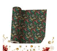 Wrapping Paper - Paper, 35.4x19.68x0.04in Santa Claus Holiday Decor | Funny And Colorful Gift Wrap For Christmas, Birthdays, And Parties - 67 Pattern Designs For DIY Crafts Festive Celebrations