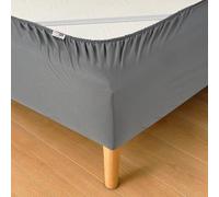 Wrappybag Cache-Sommier 180 x 200 avec Élastiques - Rénovez et Modernisez Votre Ancien Sommier - Cache sommier Gris - 6 Tailles Disponibles