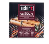 Weber Grill Enveloppes fines en bois de cerisier 17628 – Paquet de 8, 100% bois naturel