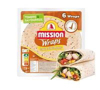 Wraps Multigrains MISSION - le paquet de 370g Lot De 3 - Par Lot