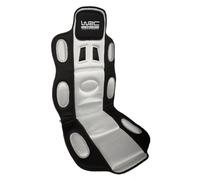 WRC 007333 Couvre-Siège Voiture, Type Baquet, Argent et Noir, 53 x 128 cm
