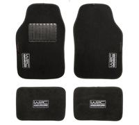 WRC 4 Tapis Universels en Moquette Velours Noir