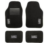 WRC 4 Tapis Universels en Moquette Velours Noir Noir G