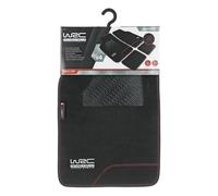 WRC Tapis de voiture Rally Line 007592 – Set de 4 tapis moquette universels – Noir