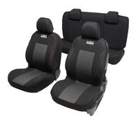 WRC 007590 HSet de Housses de Sièges Auto Avant-Arrière 2/3-1/3, Rally Line