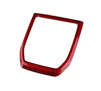 WRDFZASB Autocollant en Fibre de Carbone Rigide pour Panneau de Commande de Voiture Accessoires intérieurs Compatible avec Subaru WRX/WRX STI 2022 2023 2024(Red)