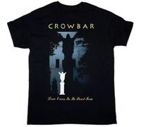 WRdrtFTYH Crowbar Band Music Lover for Fans Cotton T-Shirt Black L