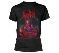WRdrtFTYH Death Scream Bloody Gore T-Shirt Black L