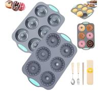 Wreath Ice Mold, 2026 New Wreath Ice Mold for Holiday Cocktails, Holiday Wreaths Ices Cubes Molds, Christmas Silicone Wreaths Ices Cube Tray, for Cubes, Donuts, Soap & Chocolate (I)