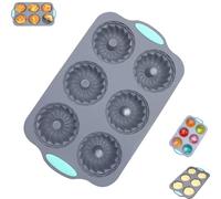Wreath Ice Mold for Holiday Cocktails - Holiday Ice Cube Molds, Flexible Silicone Mold for Wreath Cubes Donuts Soap Chocolate, Your perfect partner for Baking & DIY Crafts (#03)