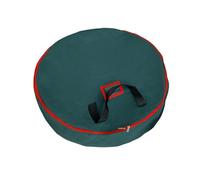 Wreath Storage Container | Conteneur De Guirlandes Décoratives De Noël | Housse de Stockage Résistante avec Fermeture Éclair et Poignées pour Placard Voyage ou Garage