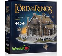 WREBBIT 3D puzzle Le Seigneur des Anneaux : la salle dorée d'Edoras 445 pièces