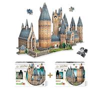 Wrebbit Harry Potter's School of Witchcraft & Wizardry Puzzle 3D Made Puzz-3D, Great Hall & Astronomy Combo Pack