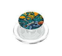 Wreck Diver Underwater Citation Dive Life Ocean Men PopSockets PopGrip pour MagSafe