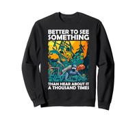 Wreck Diver Underwater Citation Dive Life Ocean Men Sweatshirt