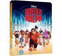 Wreck It Ralph 2017 3D Includes 2D Version UK Exclusive Lenticular Edition Steelbook Blu-ray Region Free