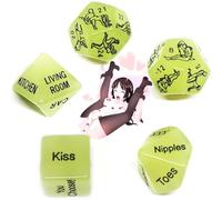 WreGmgg- ̣ σ Dés Verts Phosphorescents pour Une Expérience De Jeu Cool-R65