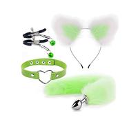 WreGmgg ̣ σ Fox Cat Roleplay Nylon 4-Pack - Green Toy Edition