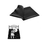 WreGmgg 1 Confortable Matelas en Plastique PVC RéUtilisable Noir avec BâChe (220 Cm X 130 Cm) - H8