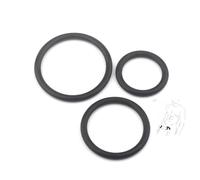 WreGmgg 3 Multifonctions Bracelet Haute élasticité Silicone Double Anneau Happy Accessoires charnière (Noir) h21