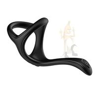 WreGmgg Anneau De Yoga En Silicone Noir En Forme De Y Avec Une Extension D'Un CôTé, MatéRiau Solide Et Durable, éClat Durable-Z