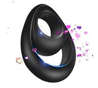 WreGmgg Bague éLastique Noire pour L'EntraîNement De Force Et De Flexibilité, Bague De Pilates - Q