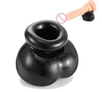 WreGmgg Bague Multifonction éTanche en Silicone Noir pour Une RéSistance Et Une Flexibilité Accrues, éLastique Doux Et Durable, IdéAl pour La Salle De Bain Familiale Cadeau Original - Z